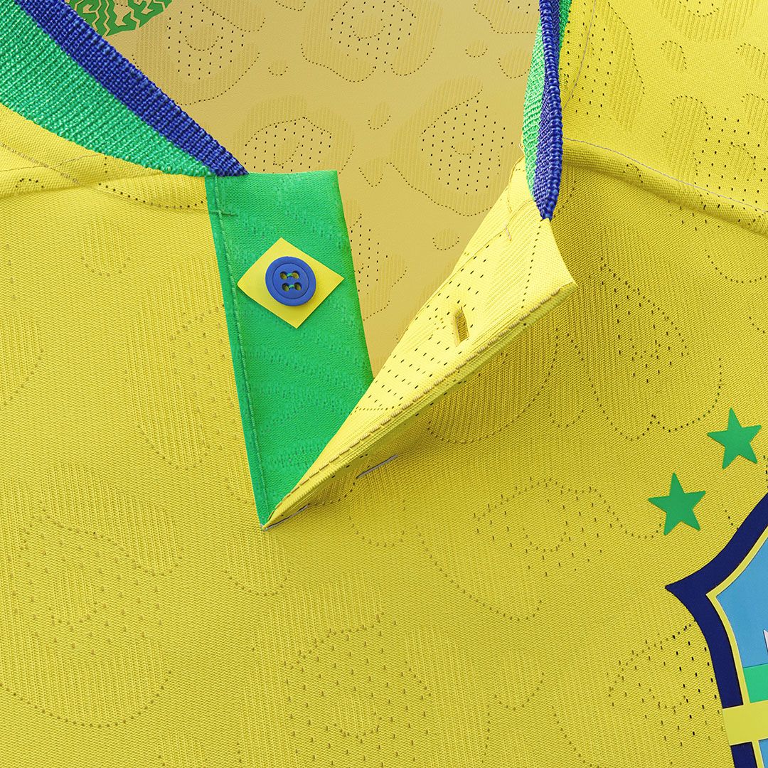 BODY ONLY detalhe Camisa 1 Brasil Copa 2022