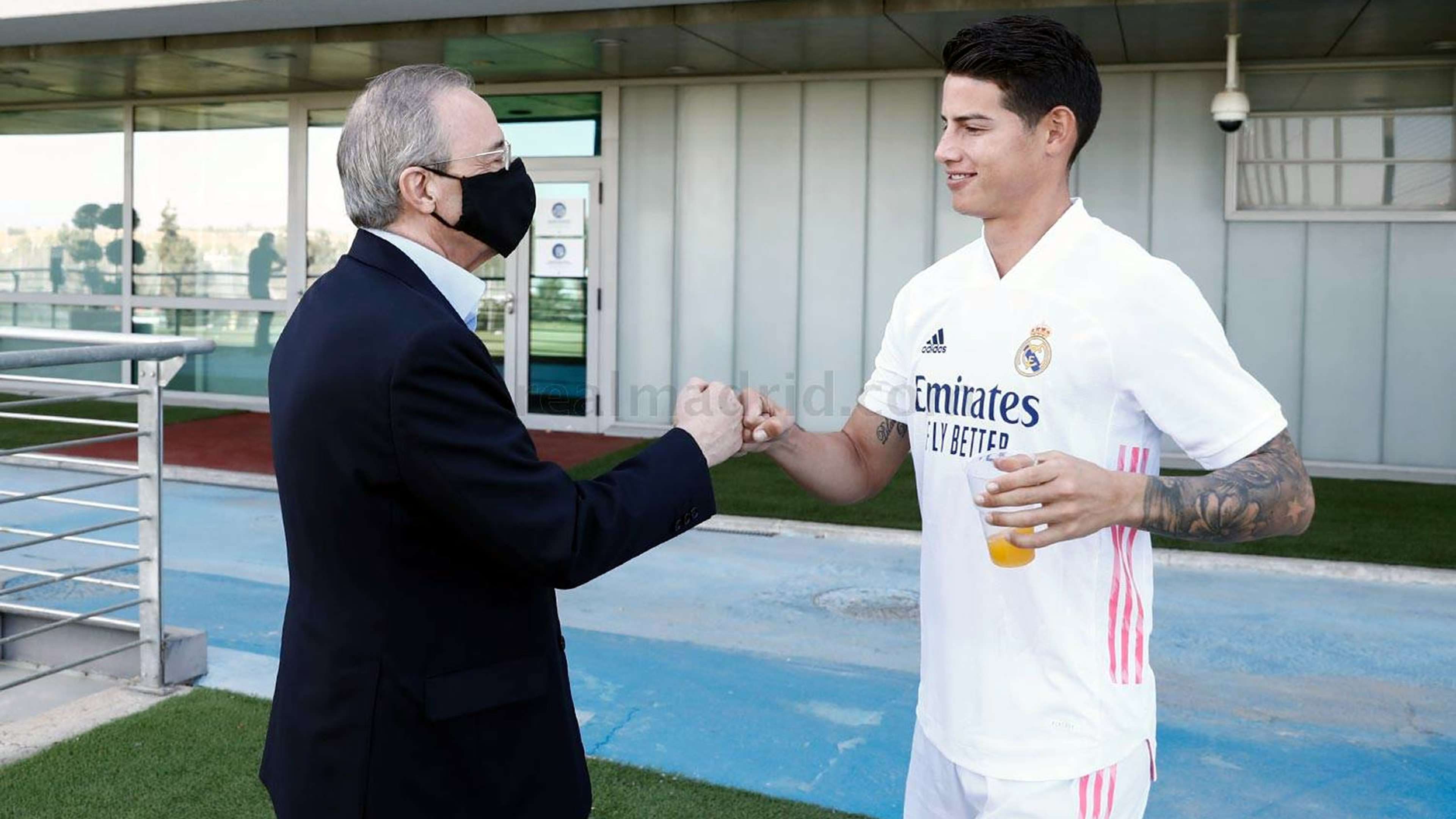 James Rodríguez Florentino Pérez Real Madrid 2020