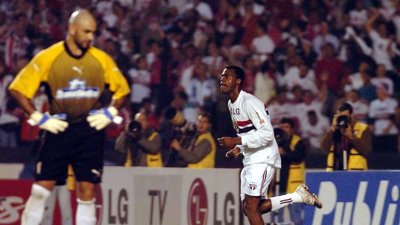 Grafite São Paulo Rosario Libertadores 2004