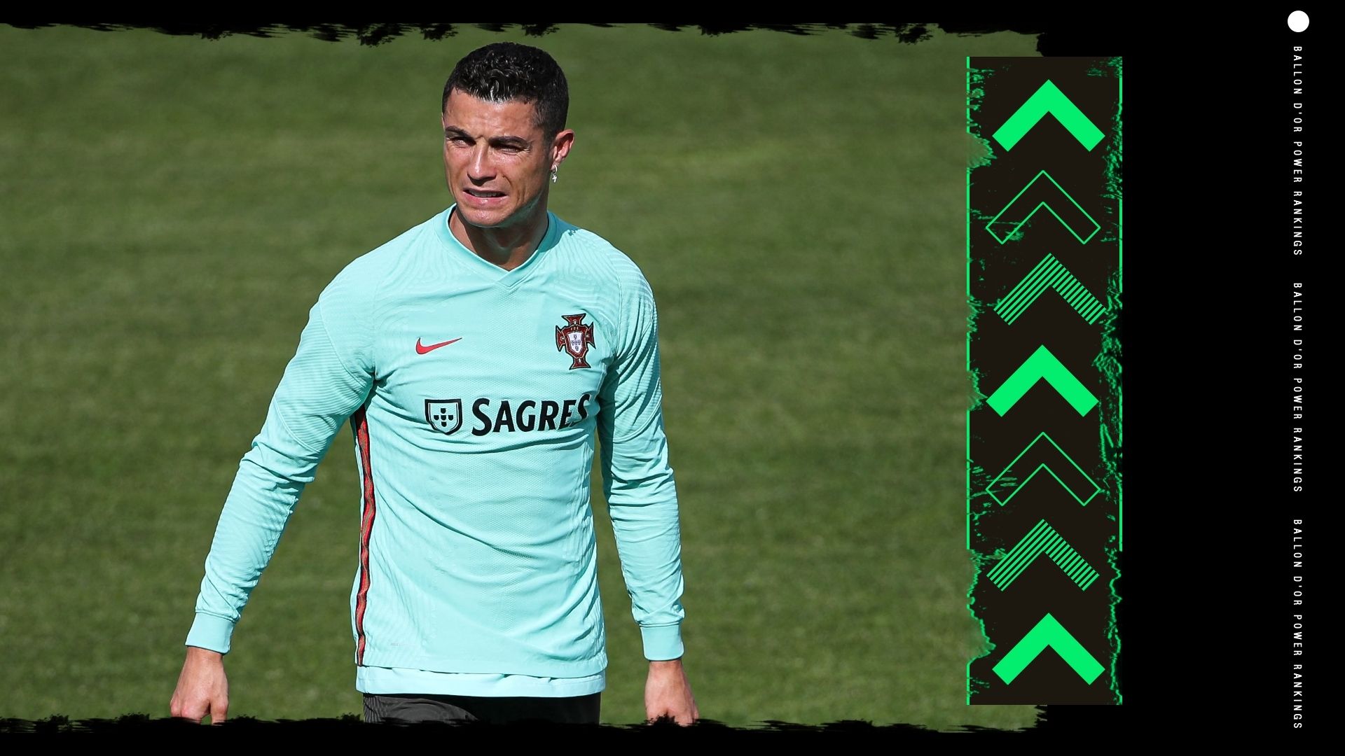 Cristiano Ronaldo Ballon d'Or Rankings GFX