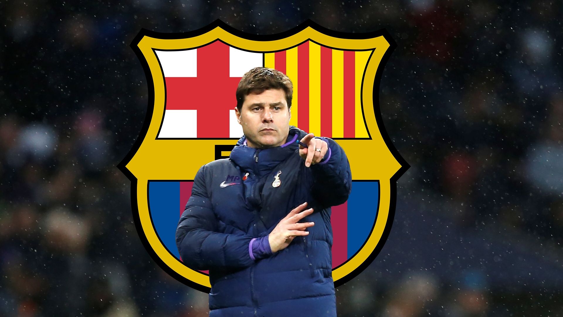 montaje Pochettino Barcelona 2020