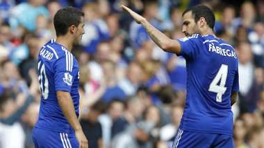 Eden Hazard, Cesc Fabregas, Chelsea Premier League
