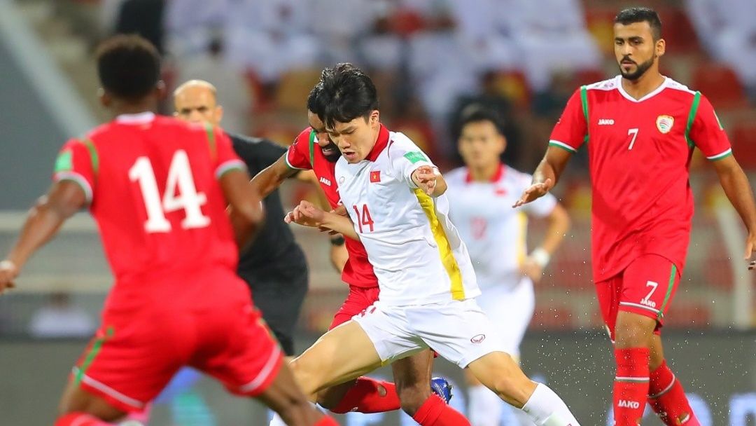 Nguyen Hoang Duc Vietnam vs Oman WC 2022 Qualification Asia