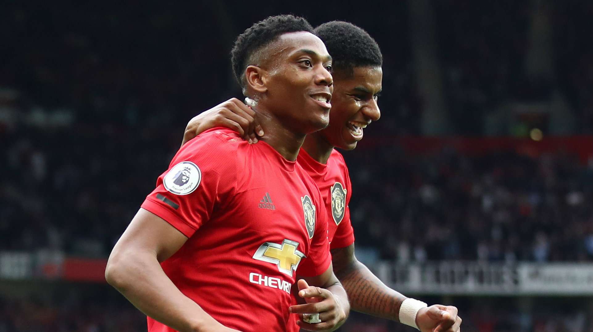 Anthony Martial Marcus Rashford Manchester United vs Chelsea 2019-20