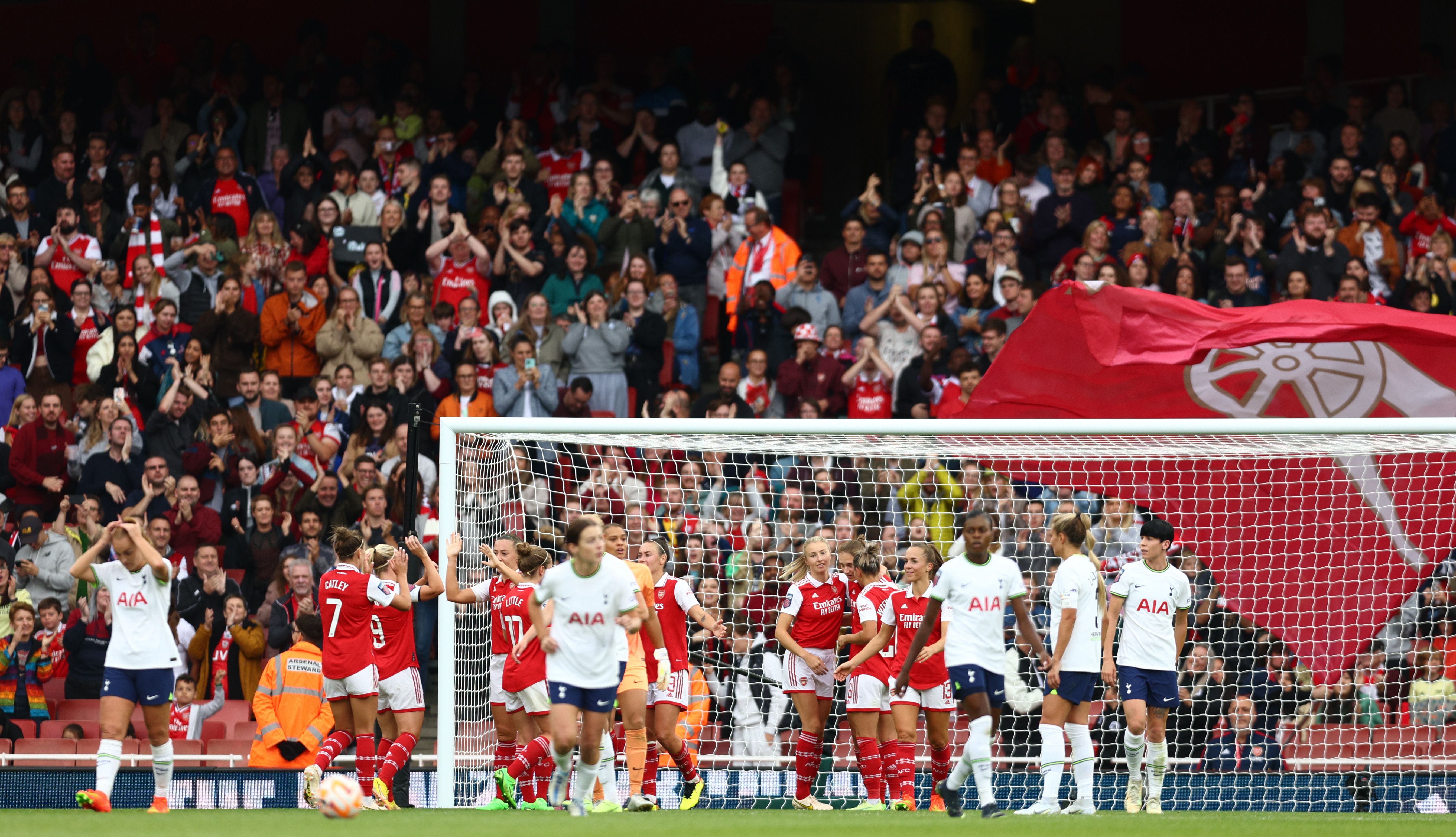 Arsenal Tottenham WSL 2022-23