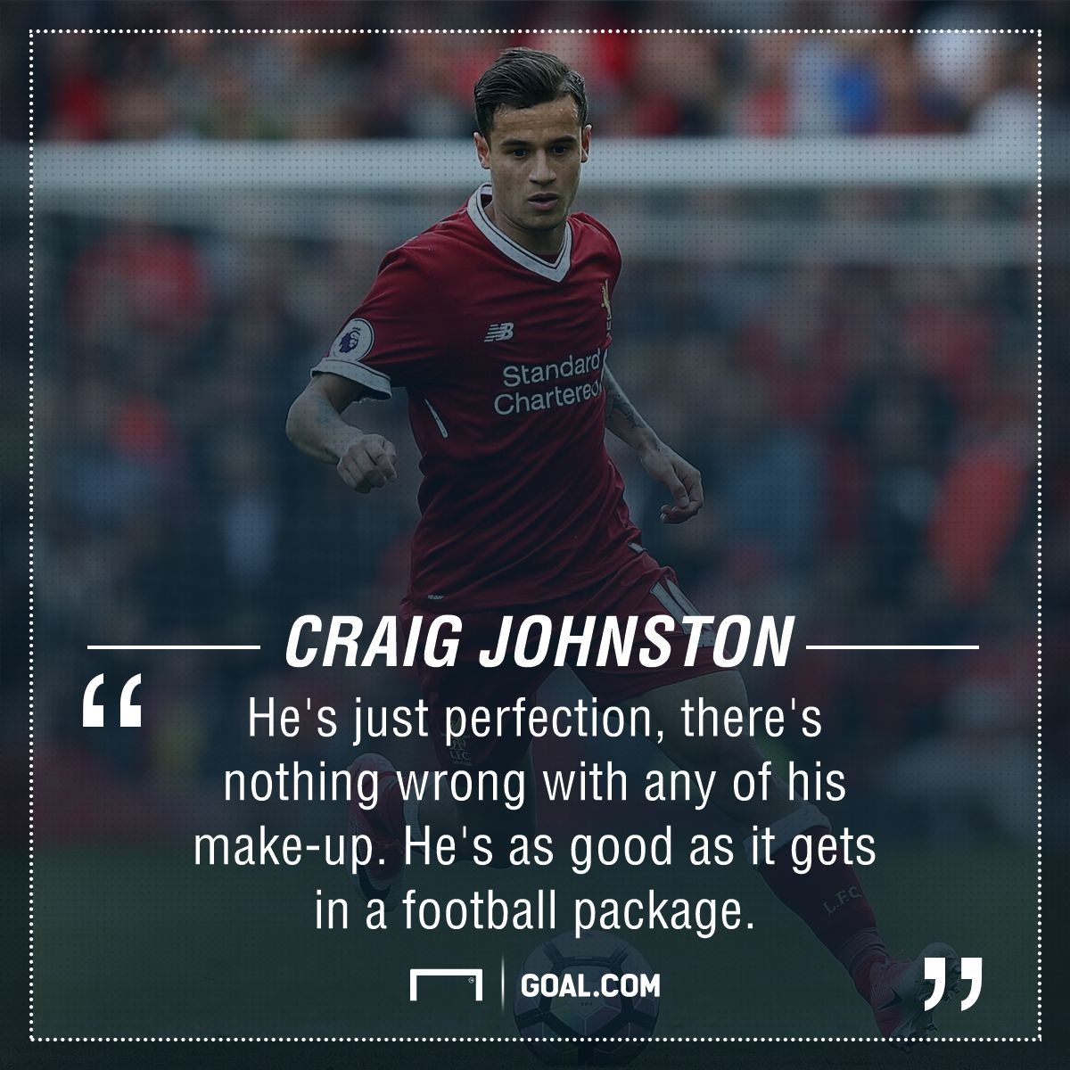 Philippe Coutinho Liverpool Craig Johnston
