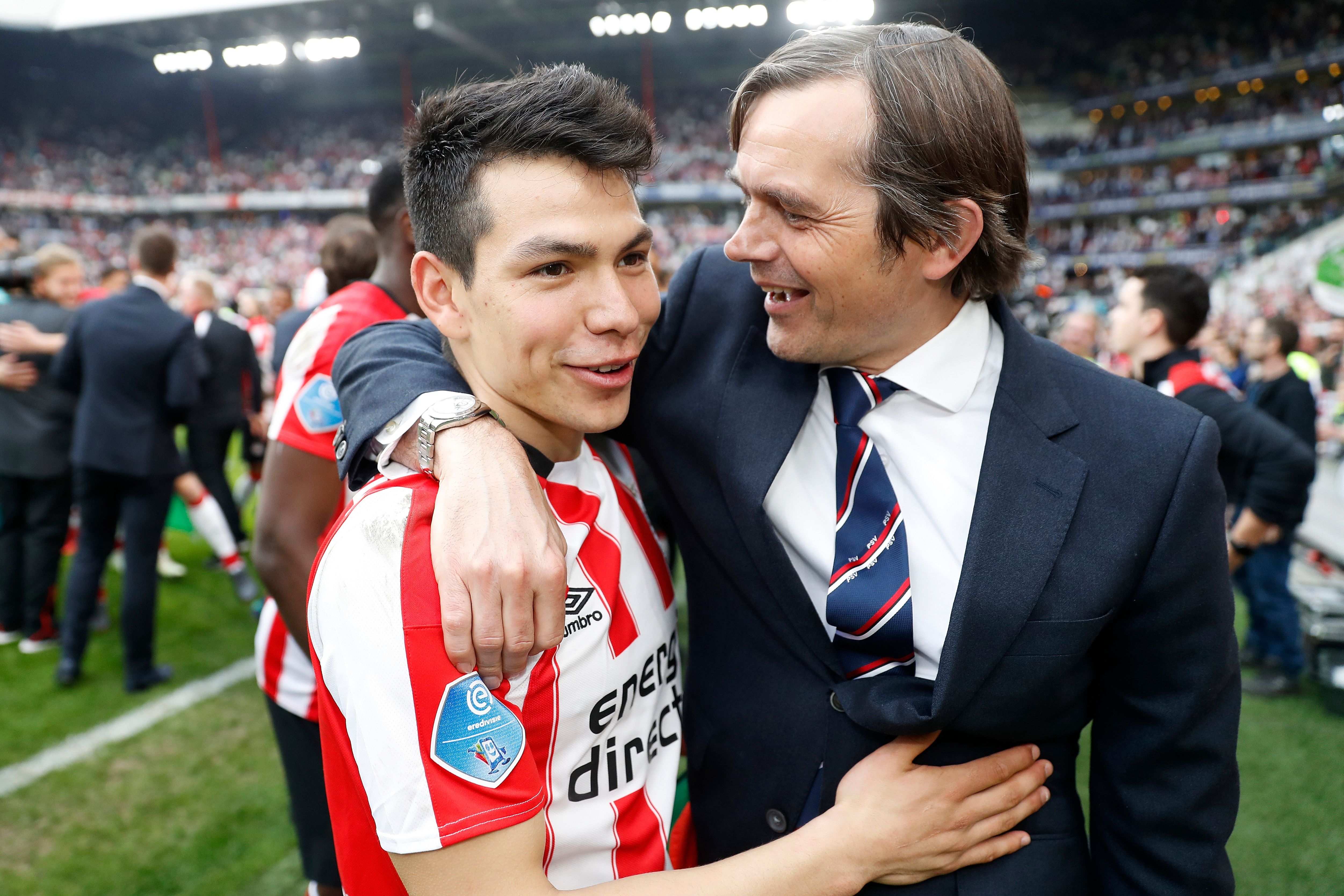 Hirving Lozano Phillip Cocu PSV