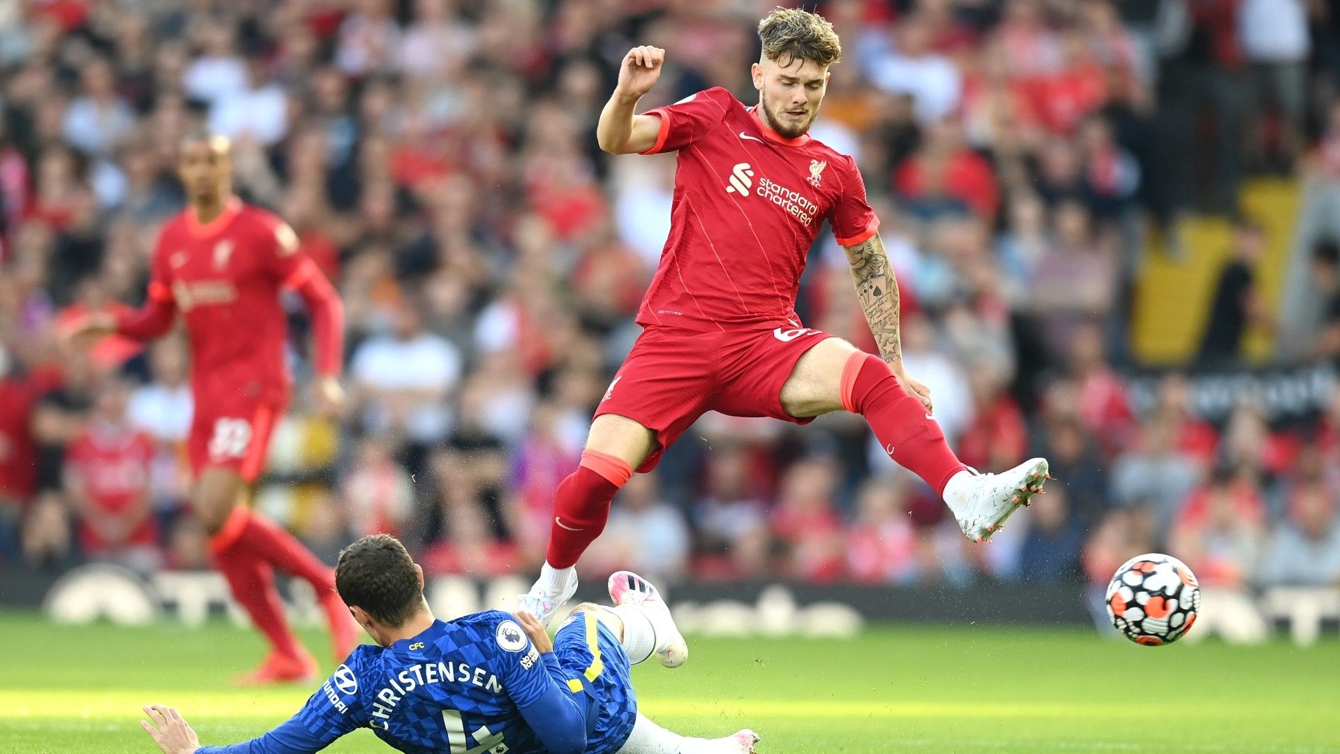 Harvey Elliott Liverpool vs Chelsea Premier League 2021-22