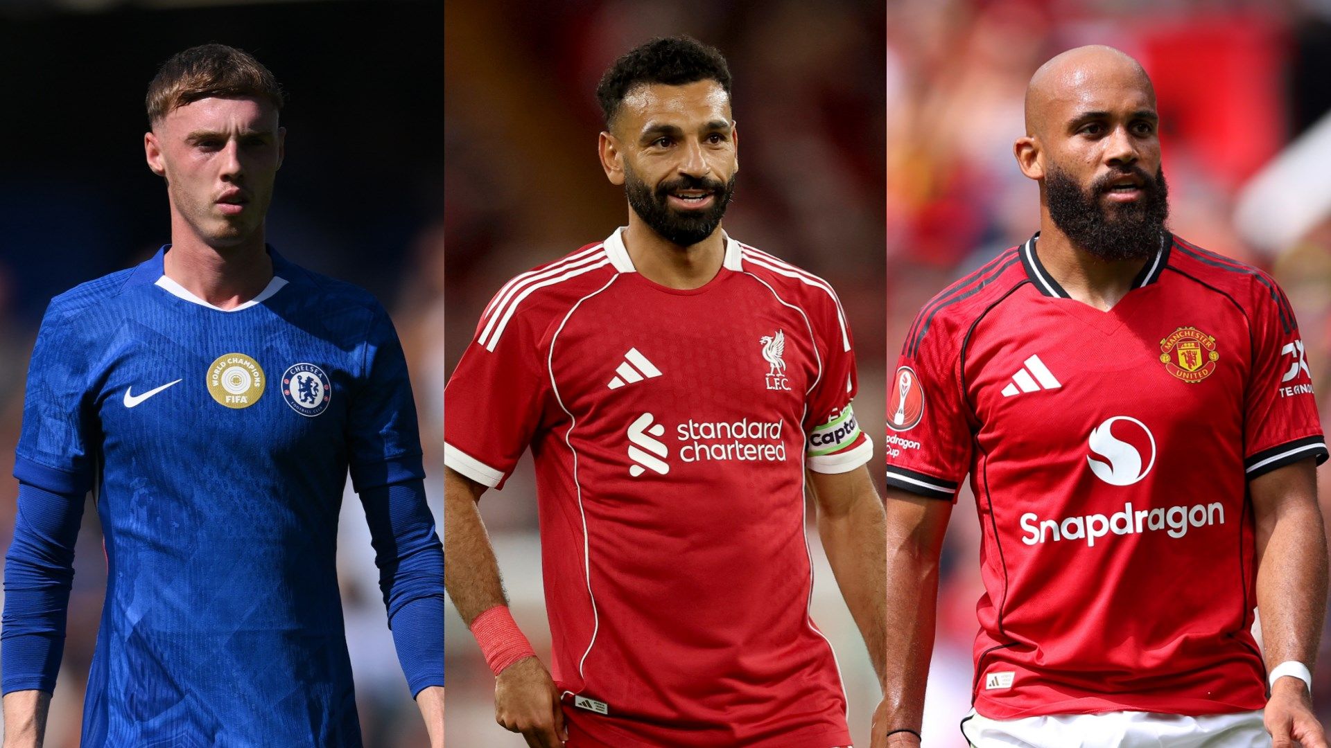 Cole Palmer Chelsea Mohamed Salah Liverpool Bryan Mbeumo Manchester United 2025-26