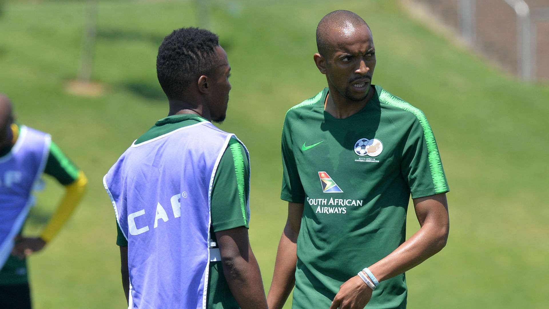 Tiyani Mabunda and Lebohang Maboe, Bafana Bafana