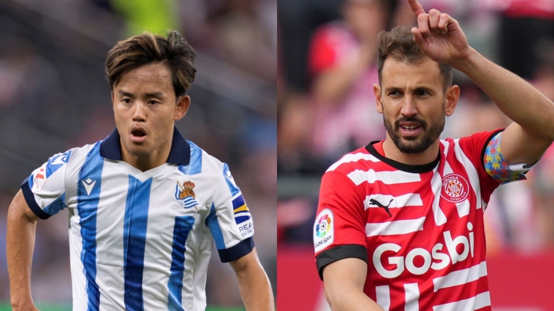 Takefusa Kubo Real Sociedad Cristhian Stuani Girona