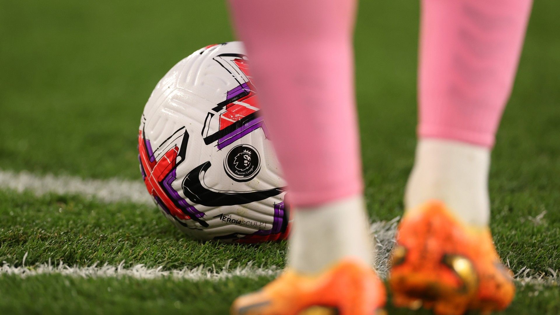 Premier League logo on ball