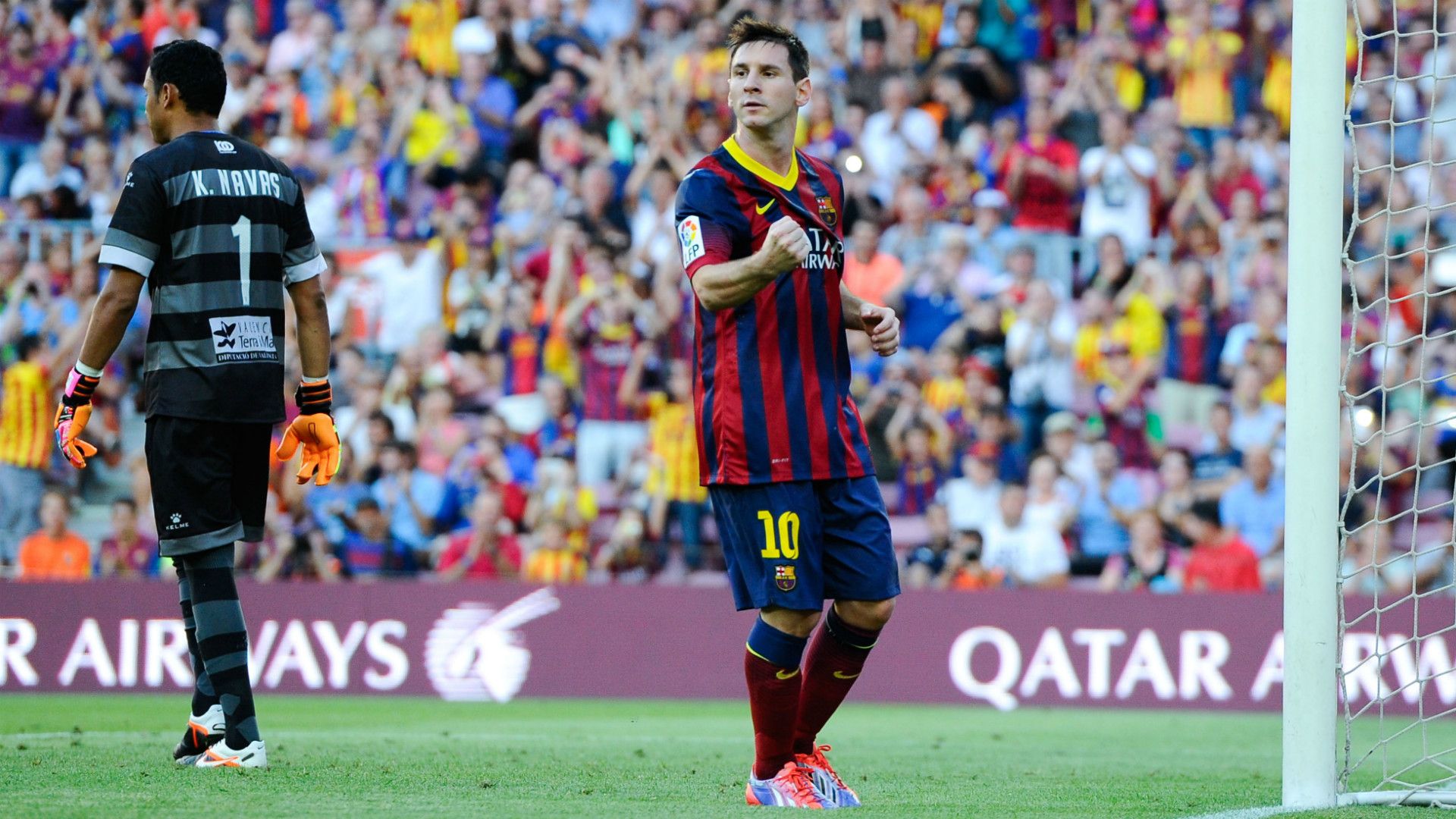 Lionel Messi Barcelona Levante La Liga 201314