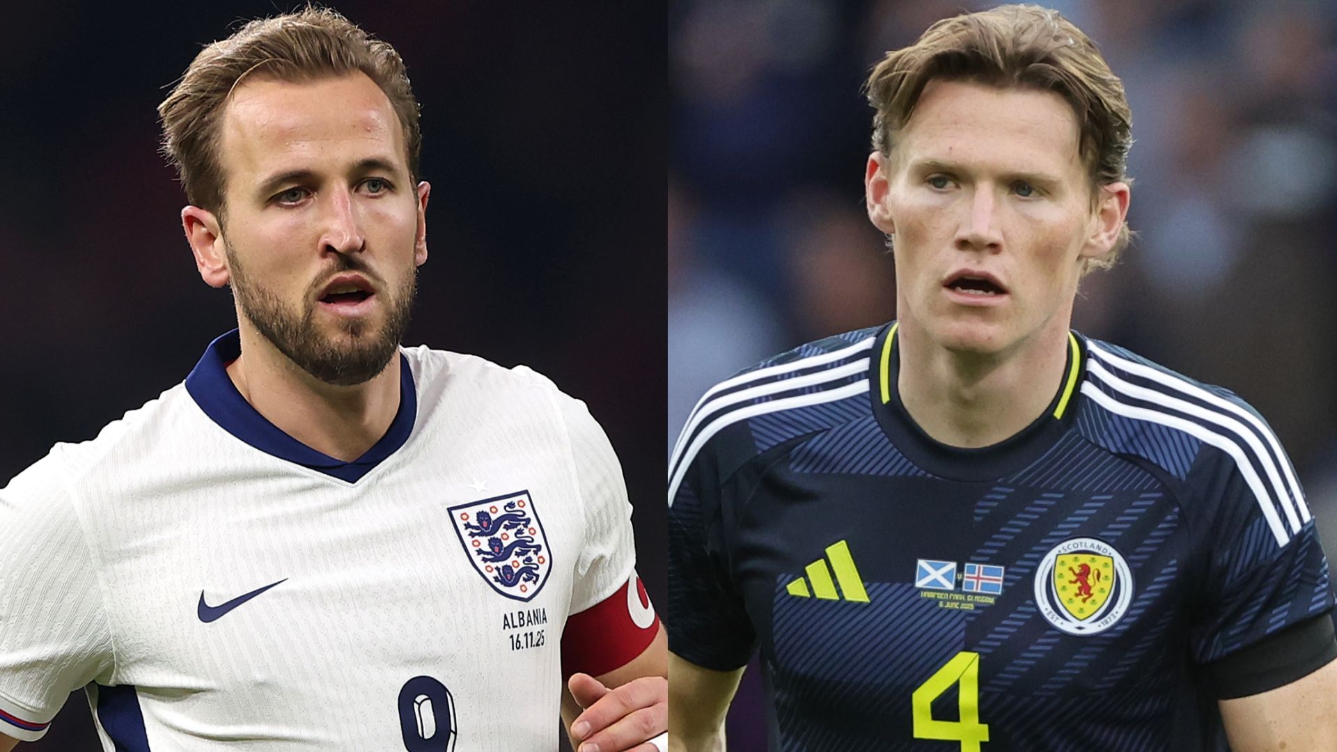 Harry Kane Scott McTominay England Scotland 2025-26