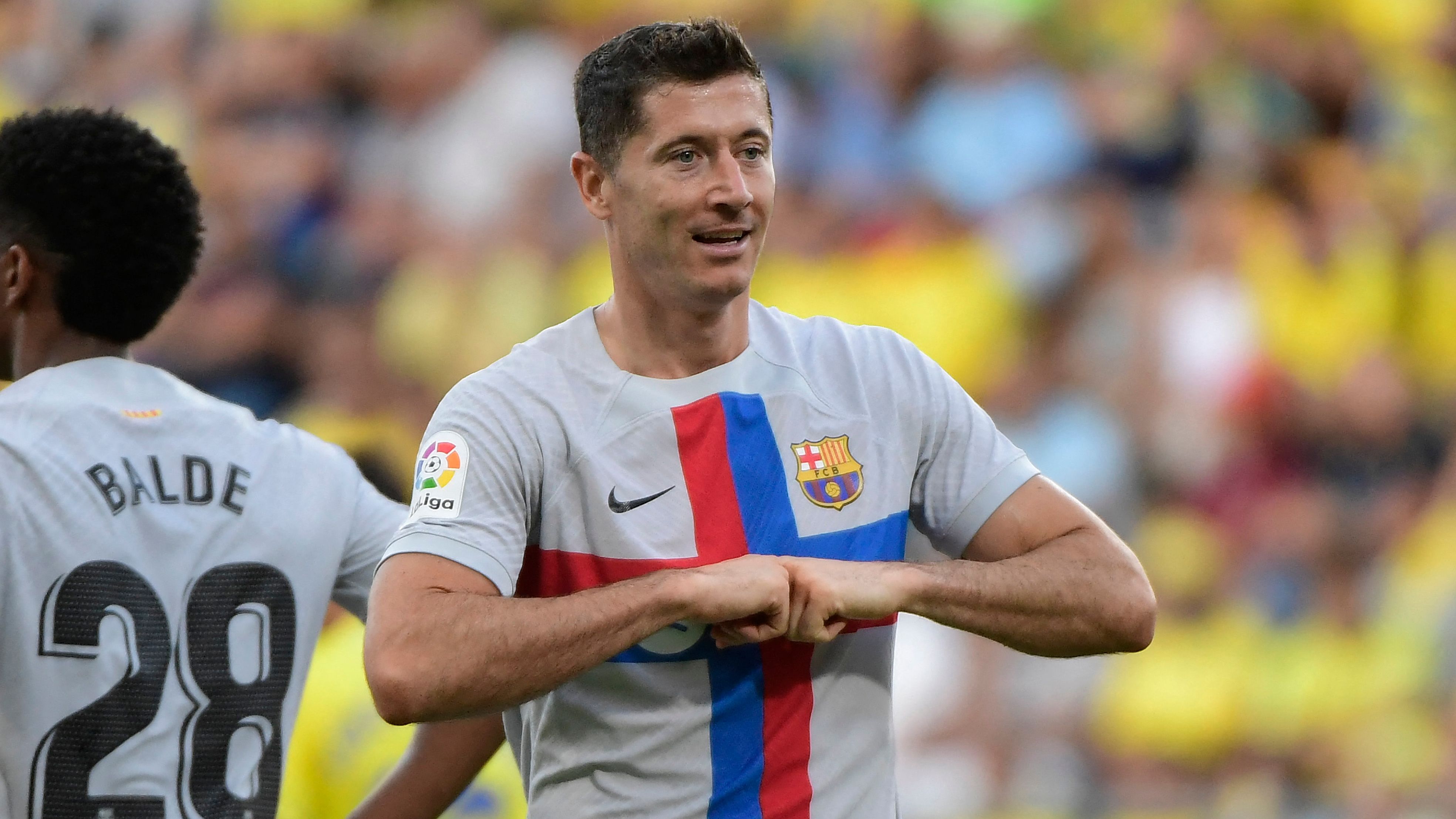 Robert Lewandowski Barcelona Cadiz 2022-23