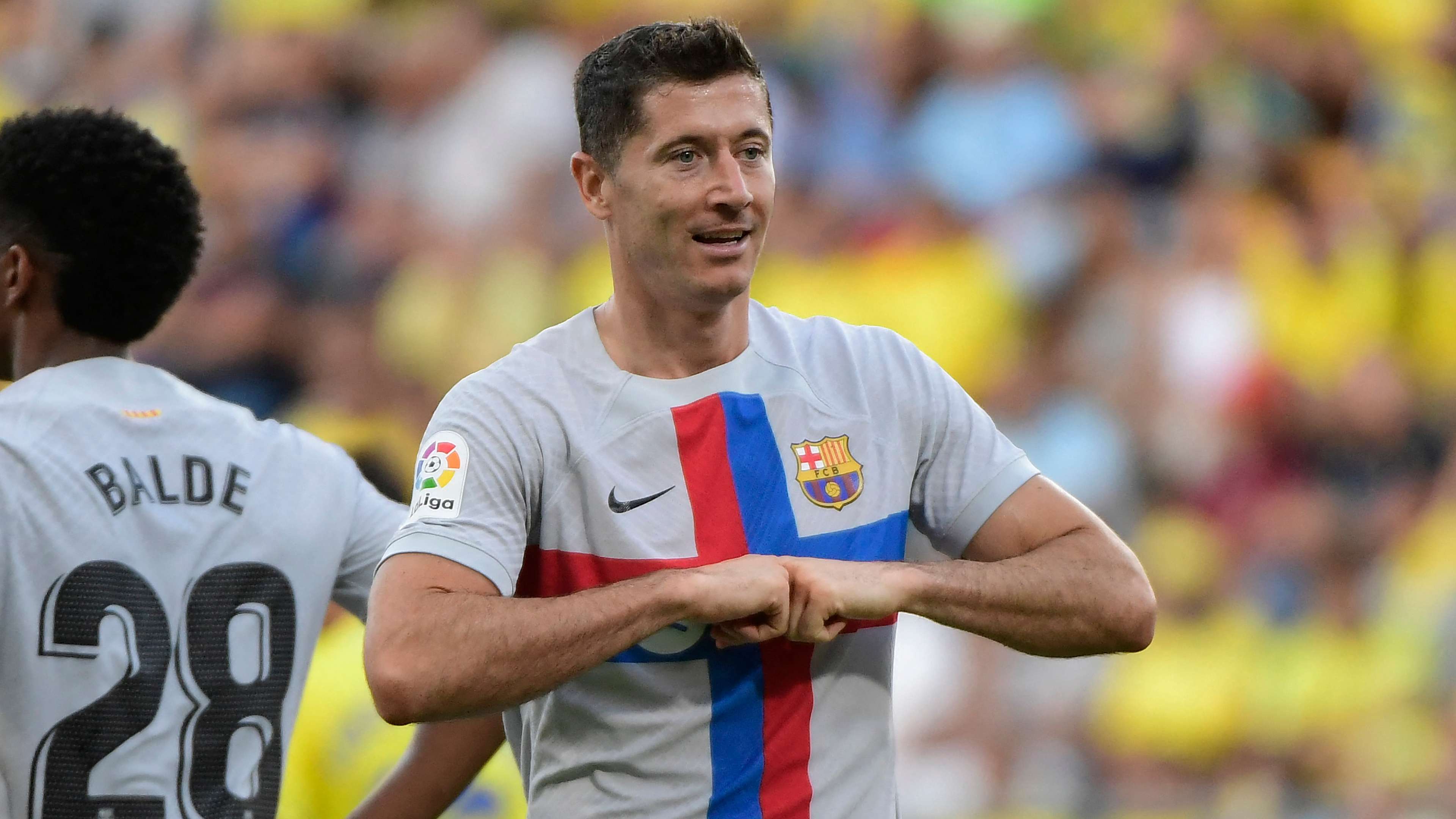 Robert Lewandowski Barcelona Cadiz 2022-23