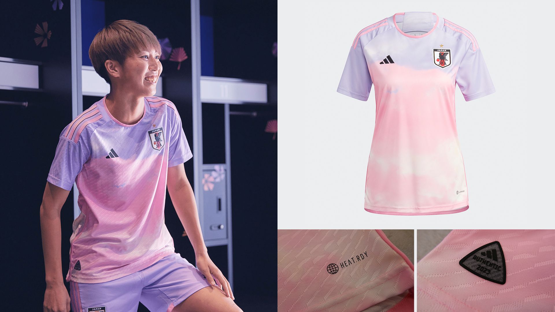 nadeshiko japan adidas away kit riko ueki