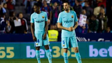 Sergio Busquets Yerry Mina FC Barcelona