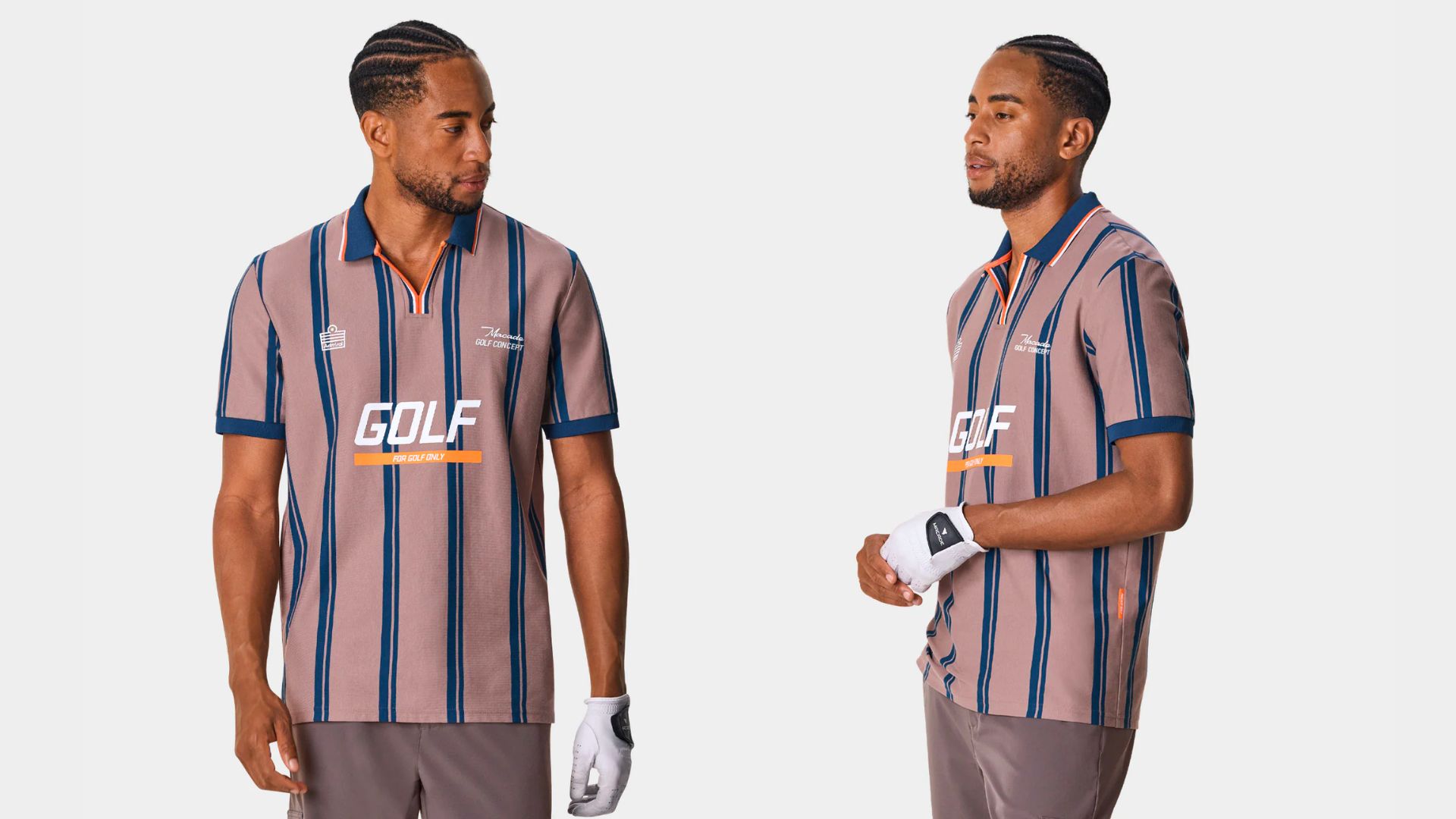 Striped Open Collar Admiral Shirt