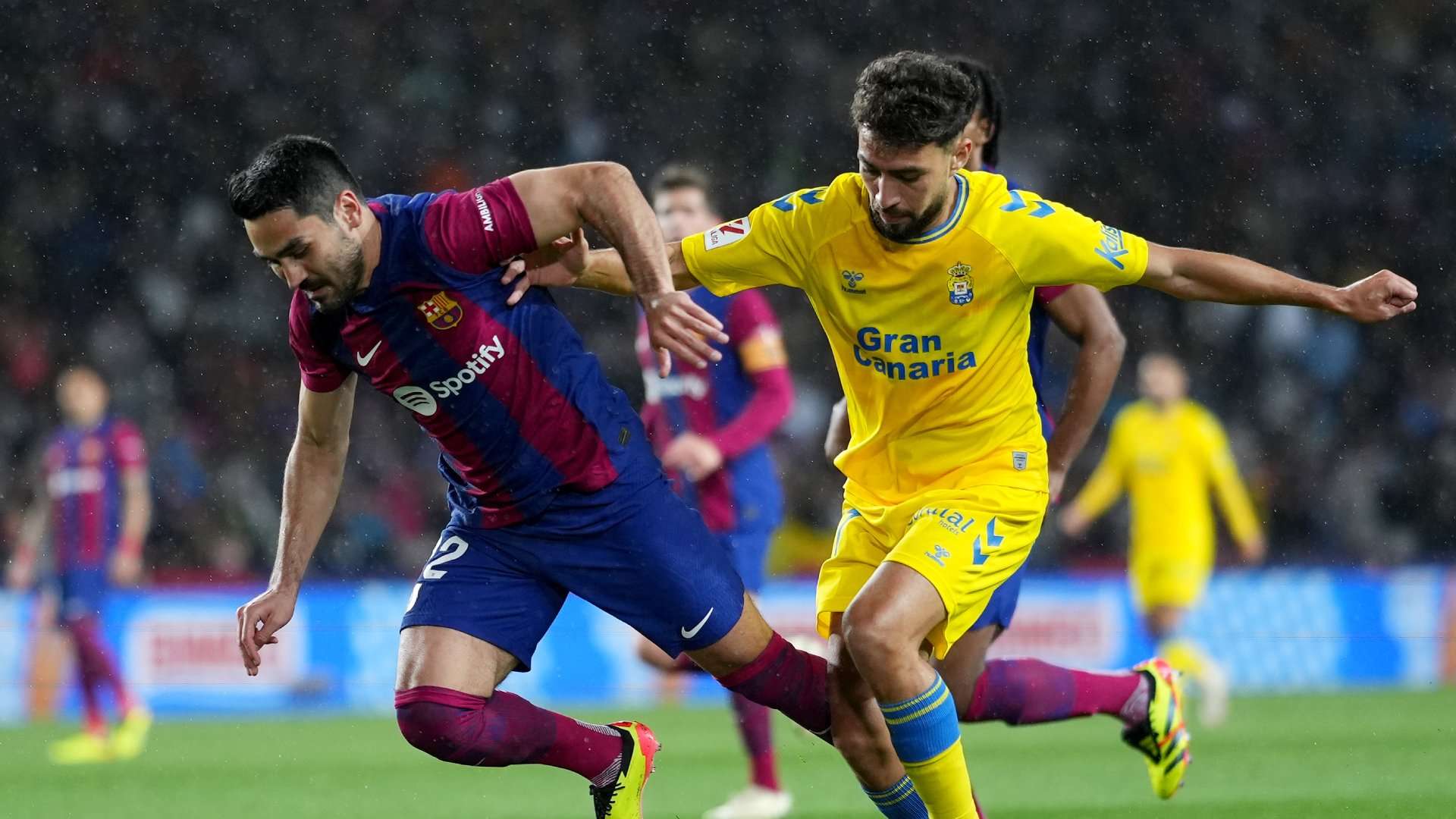 Ilkay Guendogan Munir El Haddadi Barcelona Las Palmas 2023-24