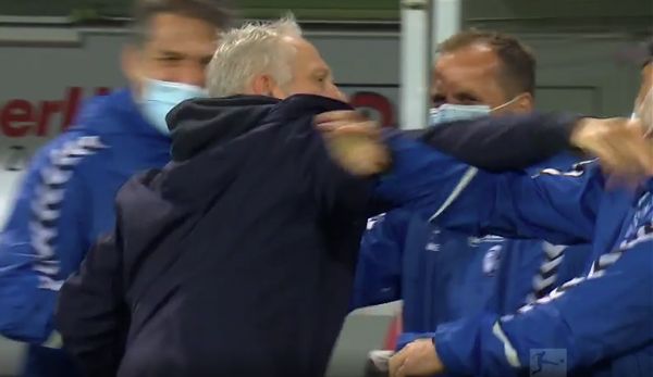 CHRISTIAN STREICH FREIBURG JUBEL FAUST INS GESICHT