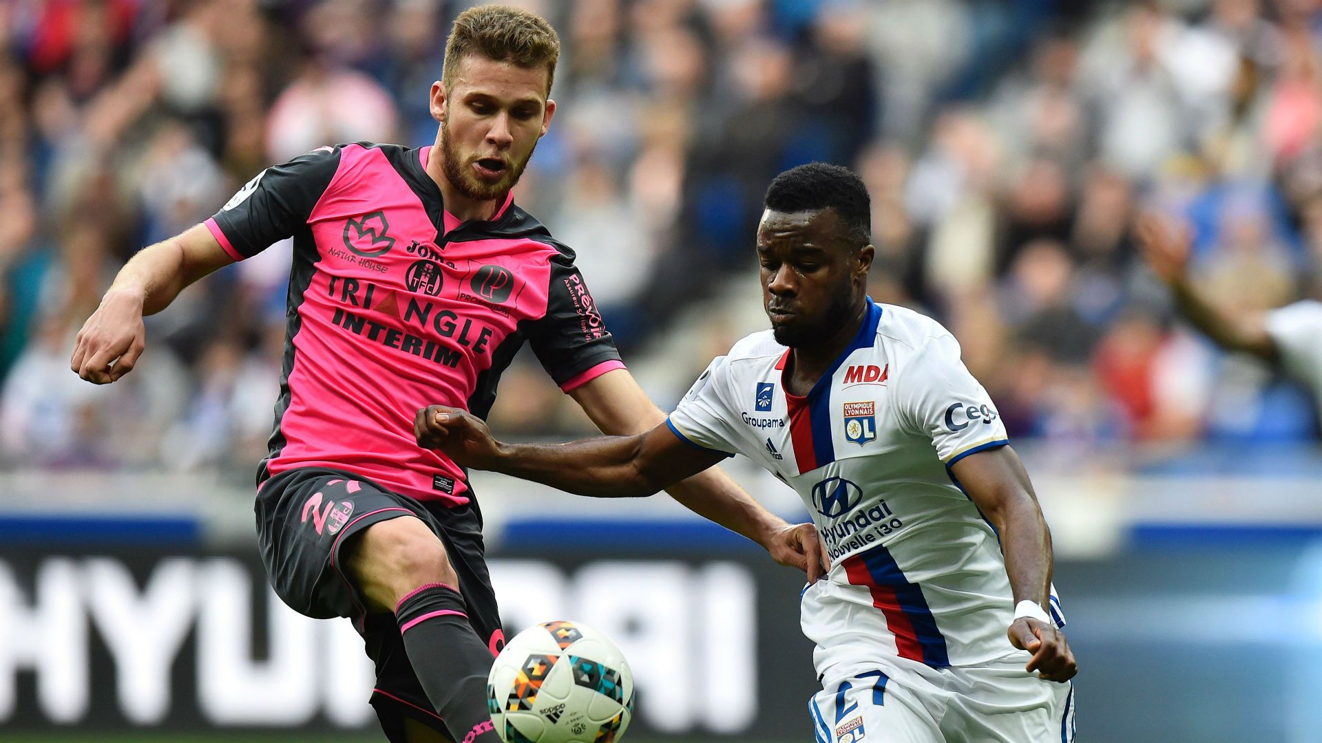 Alexis Blin Maxwell Cornet Lyon Toulouse Ligue 1 12032017