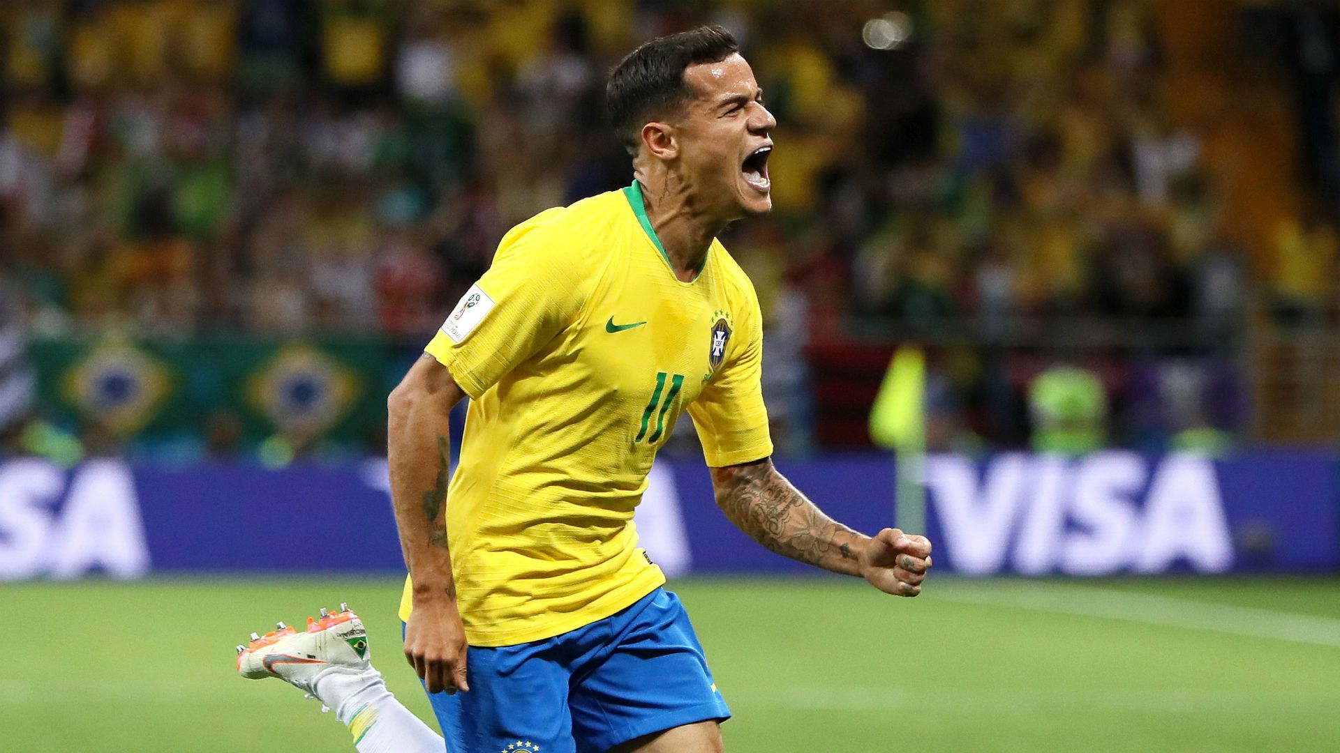 Philippe Coutinho Philippe Coutinho Brazil Switzerland World Cup 2018