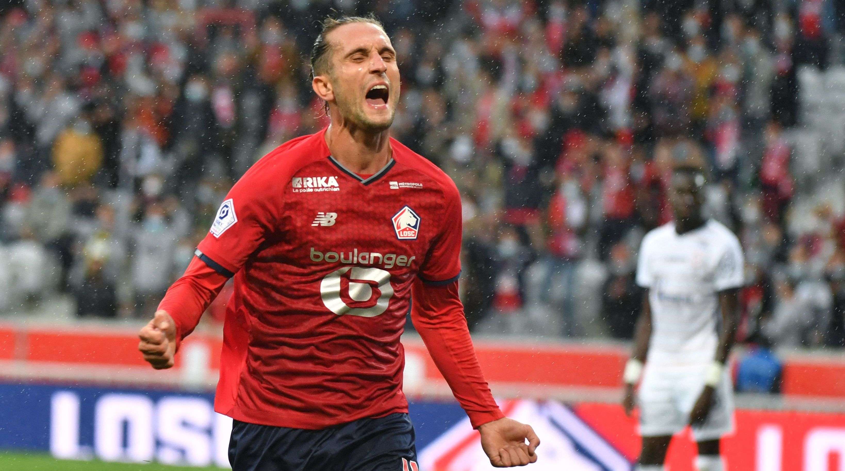 Yusuf Yazici Lille Goal Celebration