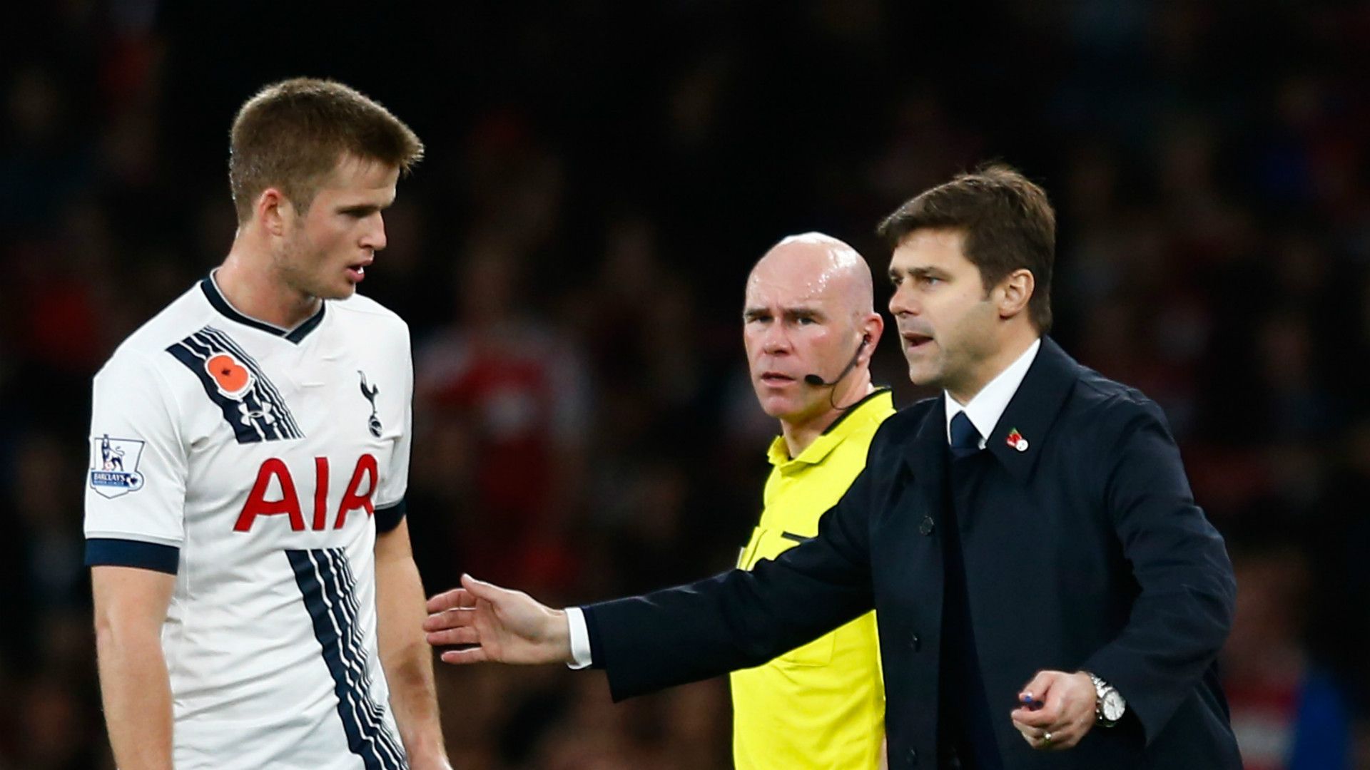 Eric Dier Mauricio Pochettino Arsenal Tottenham 08112015