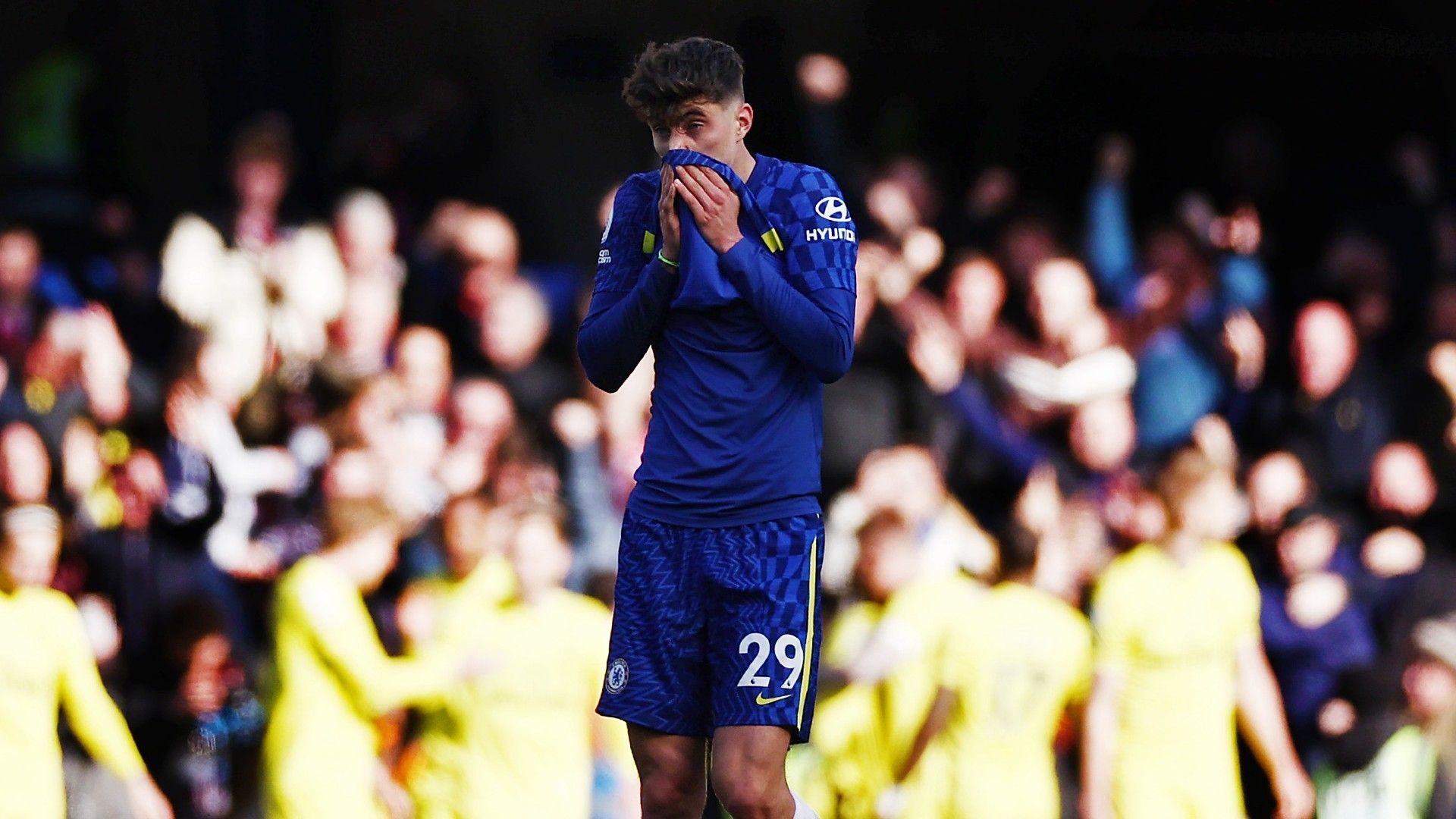 Kai Havertz Chelsea vs Brentford Premier League 2021-22