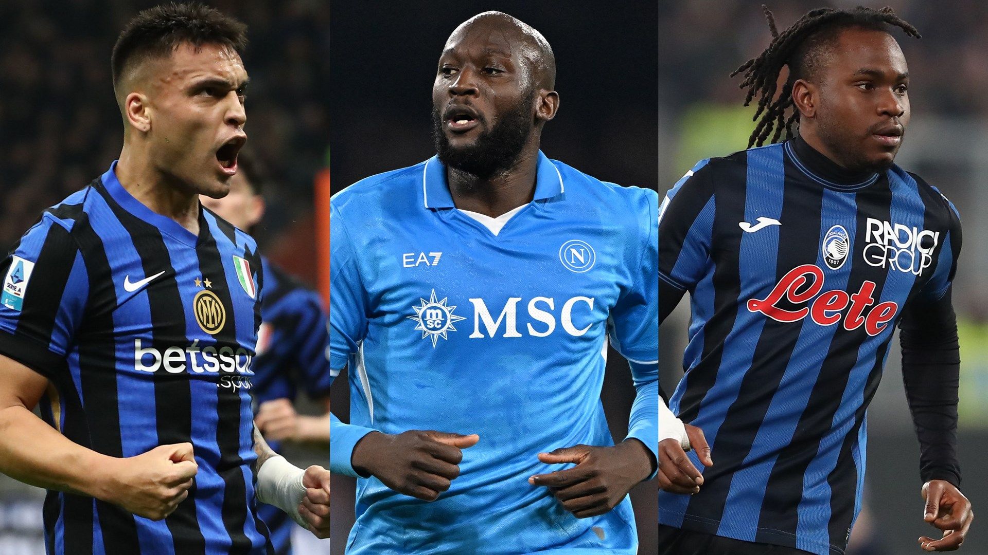 Lautaro Martinez Lukaku Lookman