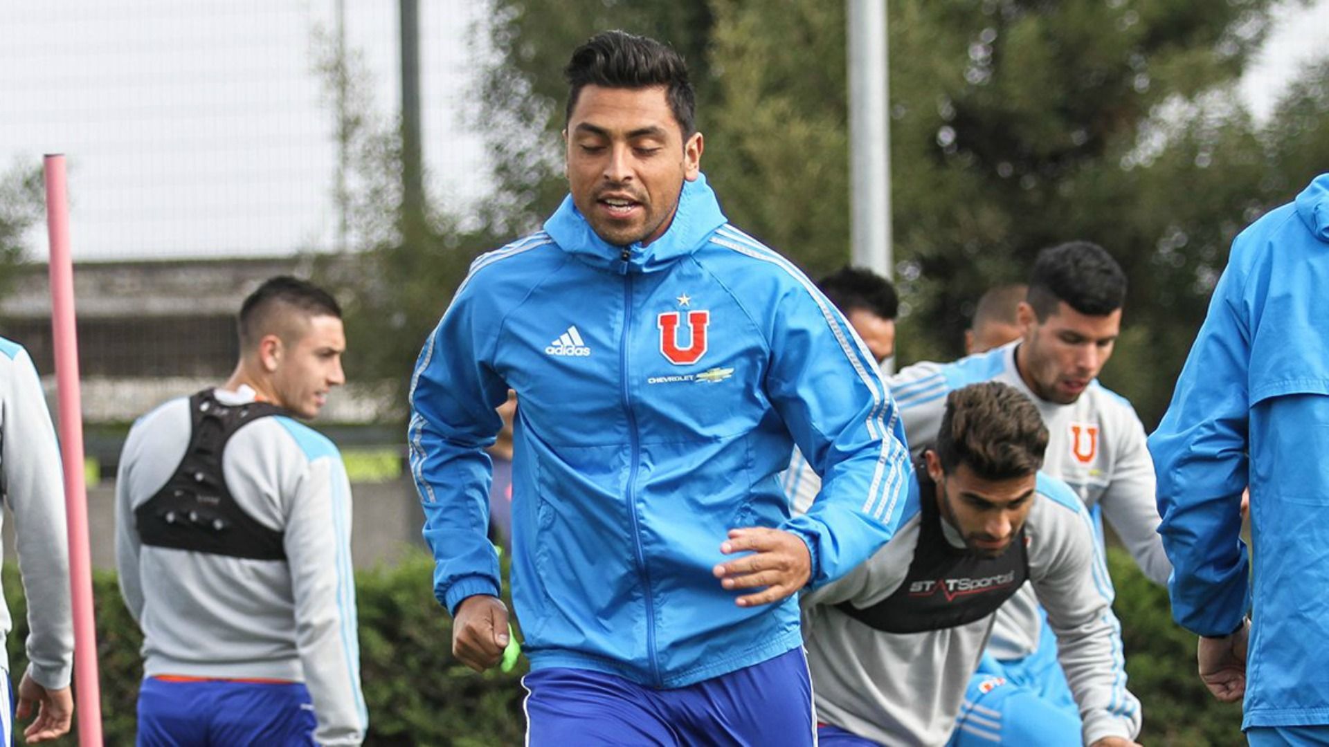 Gonzalo Jara entrenamiento Universidad de Chile 180817