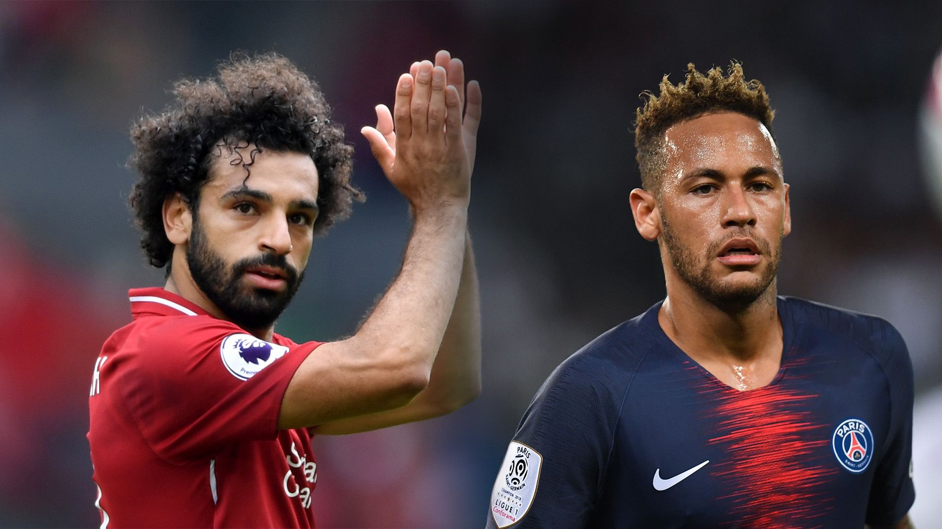 GFX Salah Neymar Liverpool PSG 2018