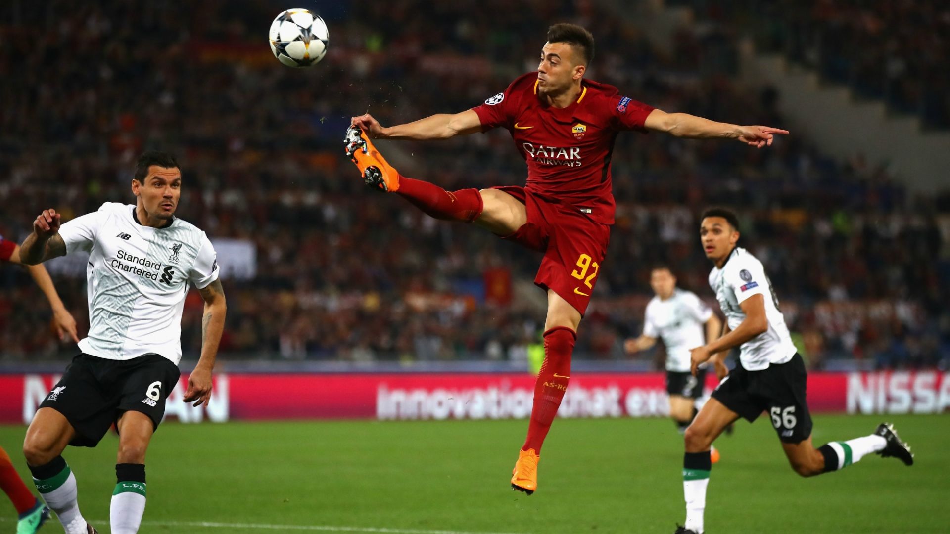 El Shaarawy Roma Liverpool Champions League