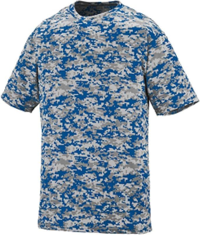 قميص رجالي من Augusta Sportswear مطبوع عليه ديجي camo wicking 