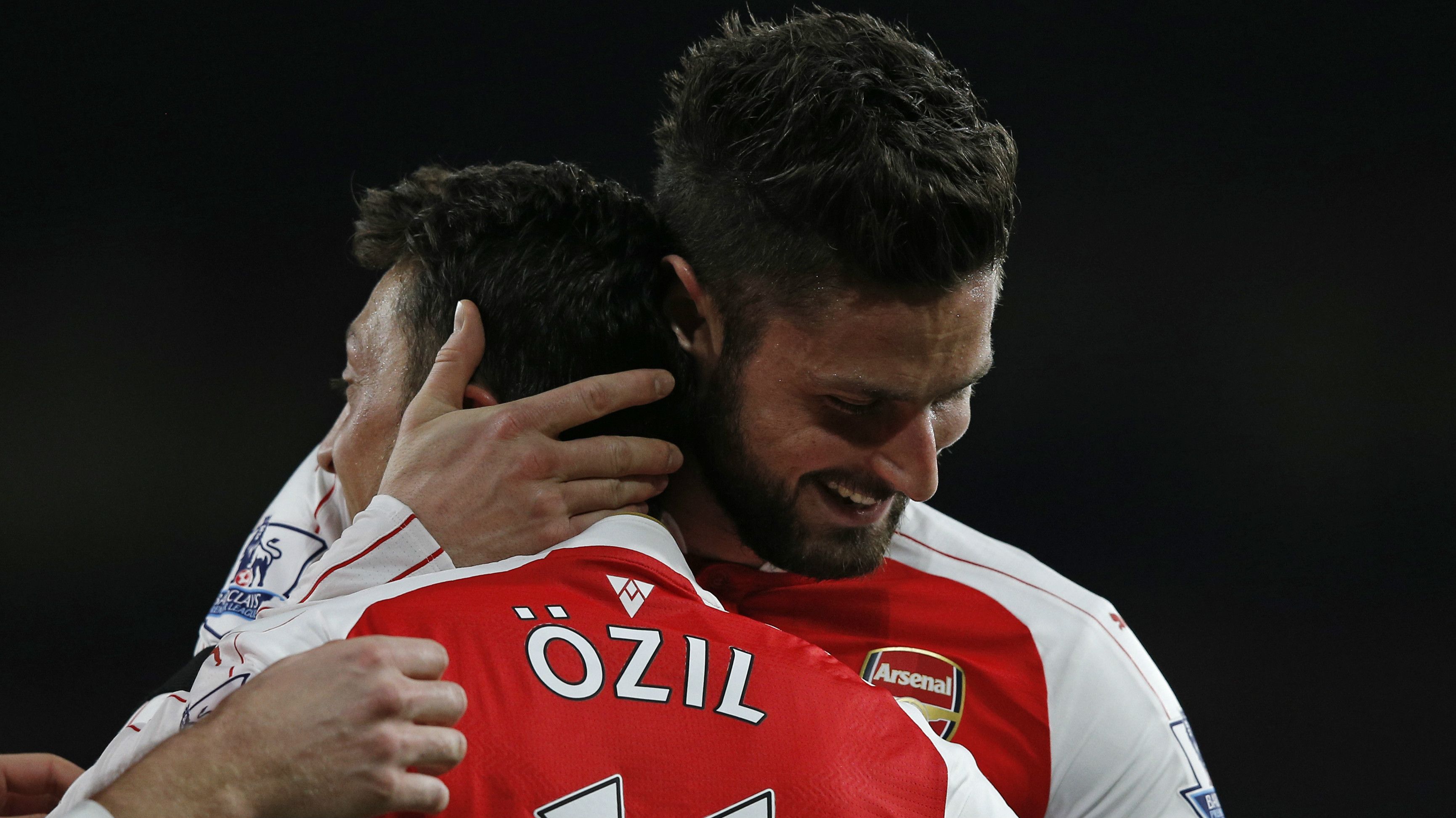 Mesut Özil Olivier Giroud Arsenal 122015