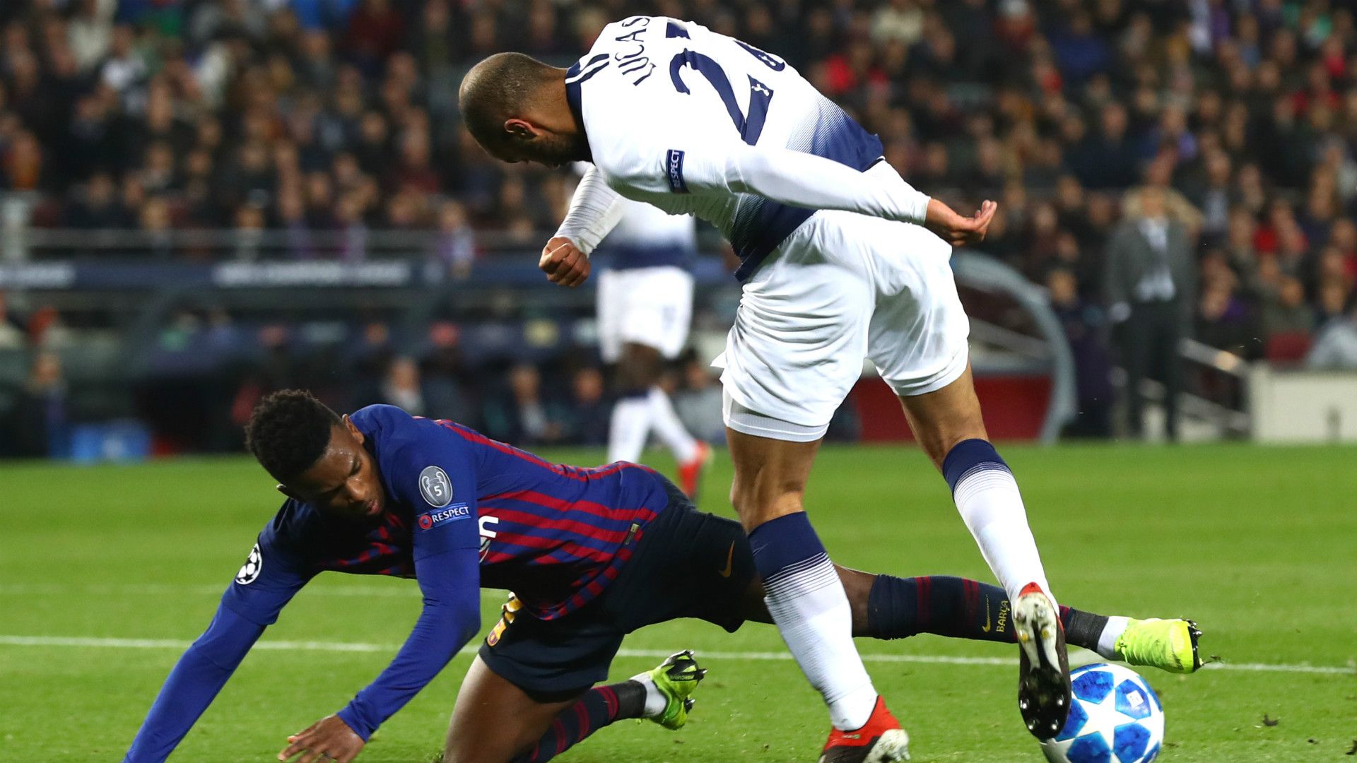 Lucas Moura Tottenham Barcelona 11122018