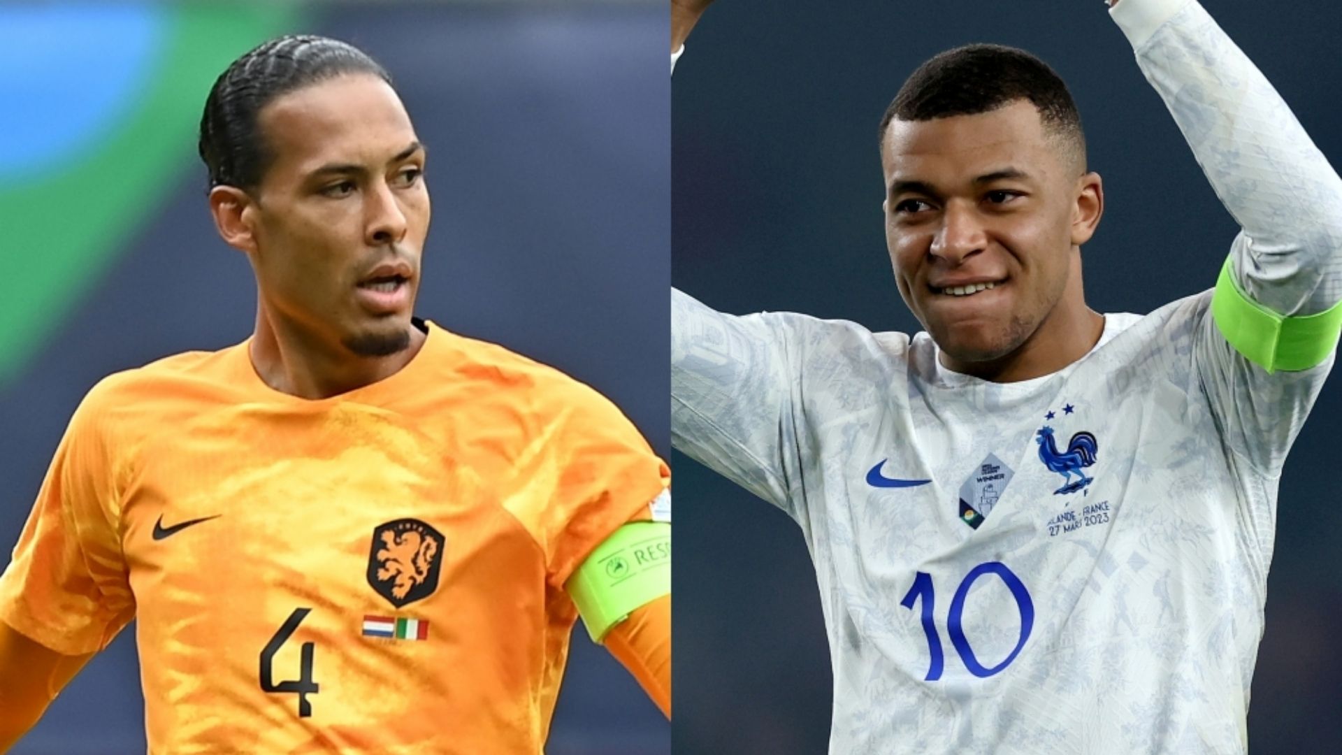 Virgil van Dijk Netherlands Kylian Mbappe France