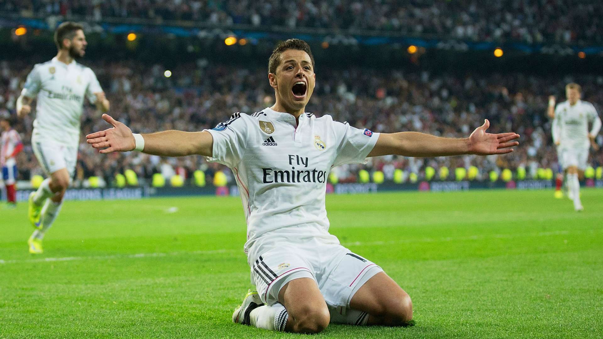 Chicharito Hernandez Real Madrid Atletico de Madrid Champions League 04222015