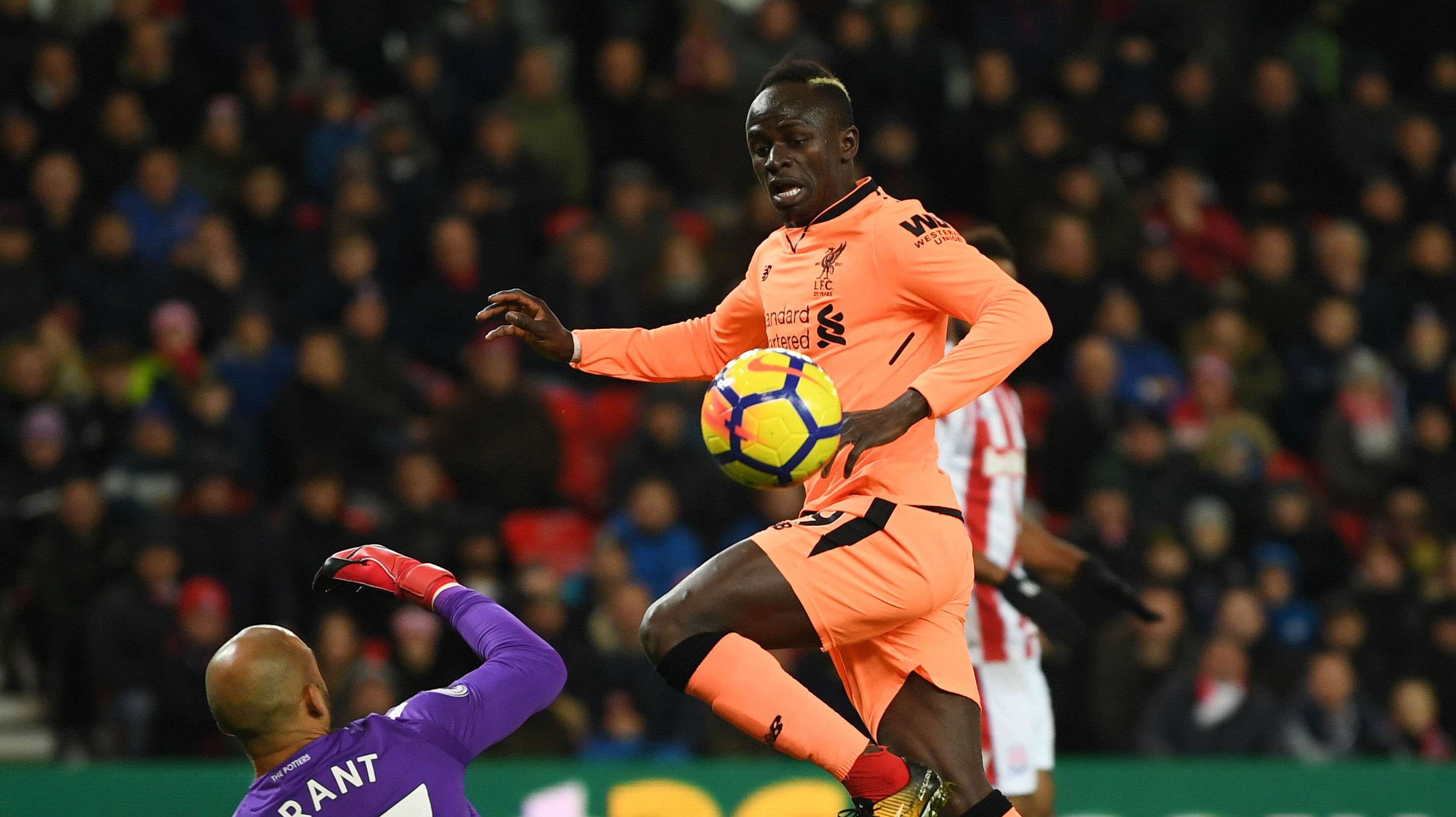 Sadio Mane Liverpool Stoke City