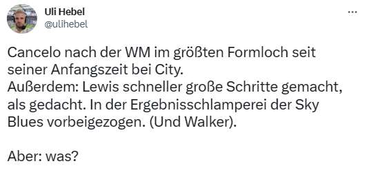 Netzreaktionen Cancelo Bayern