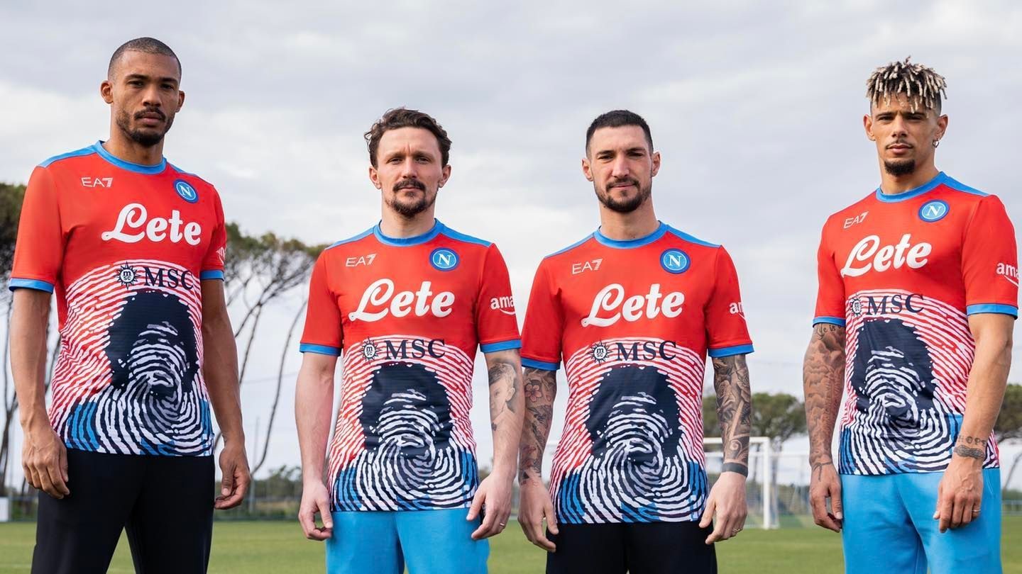 Napoli 2022 - Maradona game shirt special edition
