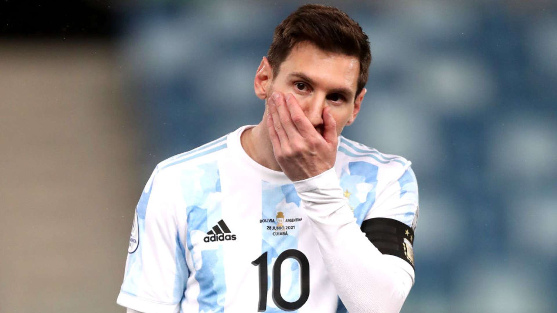 messi triste argentina copa américa 2021
