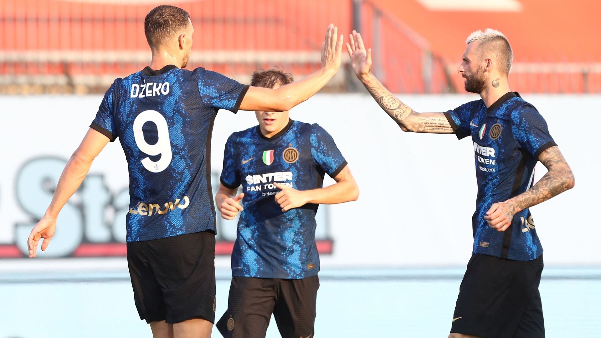Dzeko Brozovic Inter