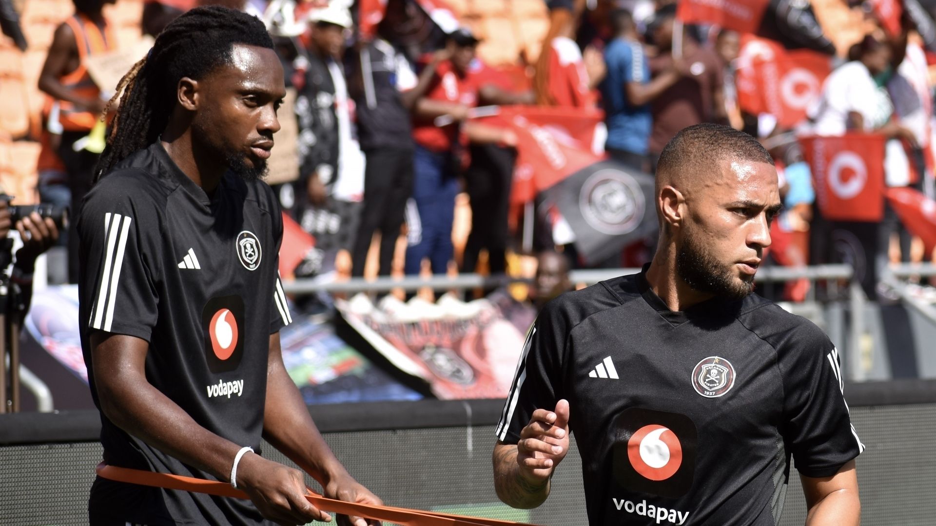 Olisa Ndah and Miguel Timm, Orlando Pirates