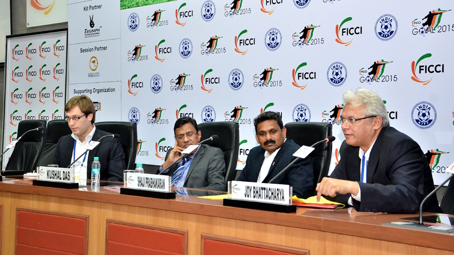 Javier Ceppi Kushal Das Shaji Prabhakaran Joy Bhattacharya  FICCI Goal 2015 Convention