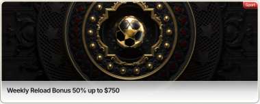 tooniebet weekly reload bonus