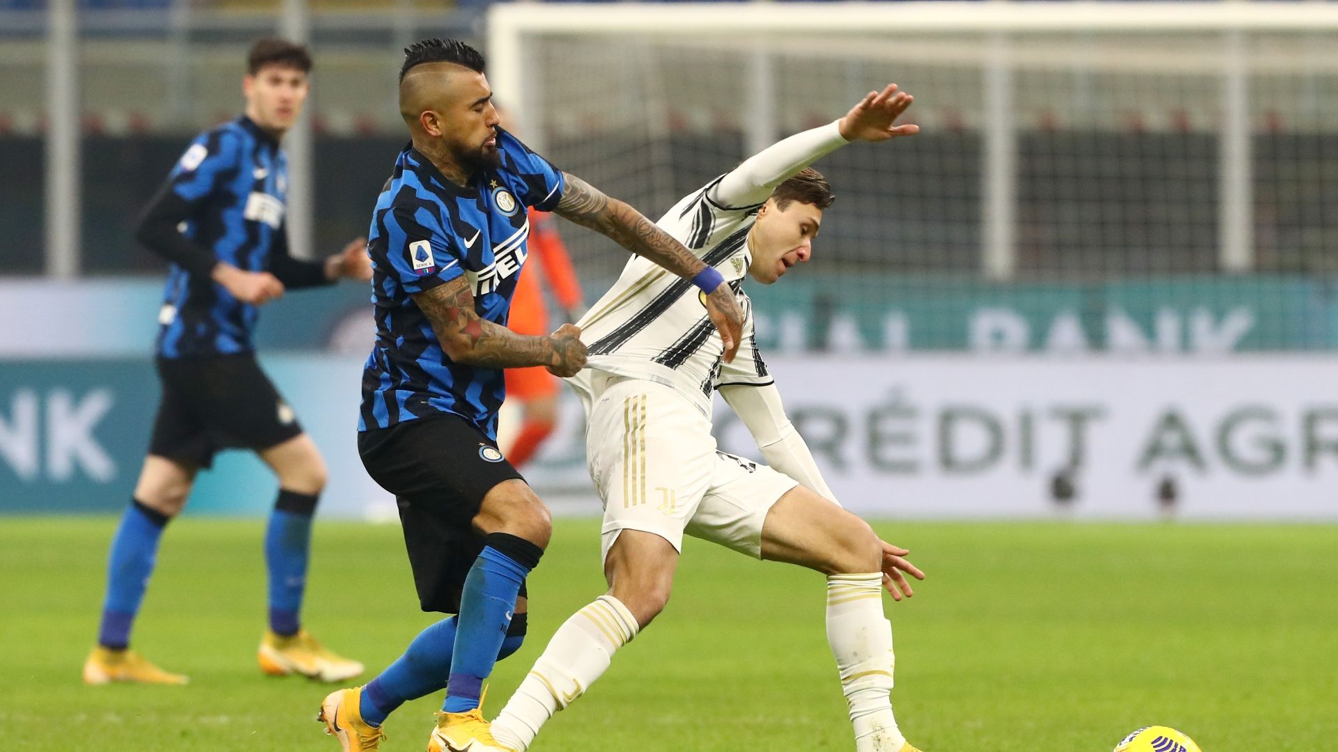 Arturo Vidal Federico Chiesa Inter Juventus