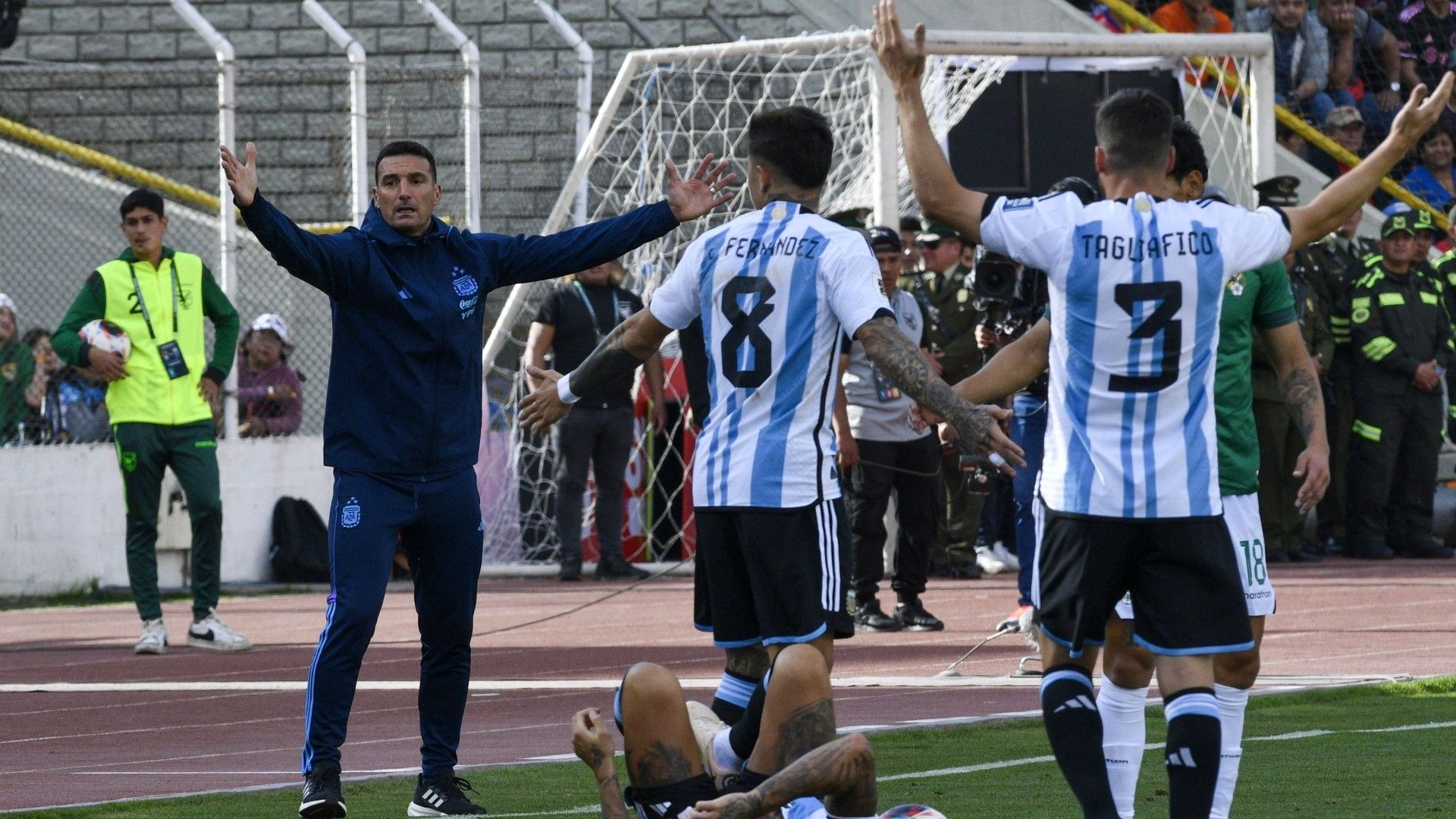 Lionel Scaloni Bolivia Argentina Eliminatorias 12092023