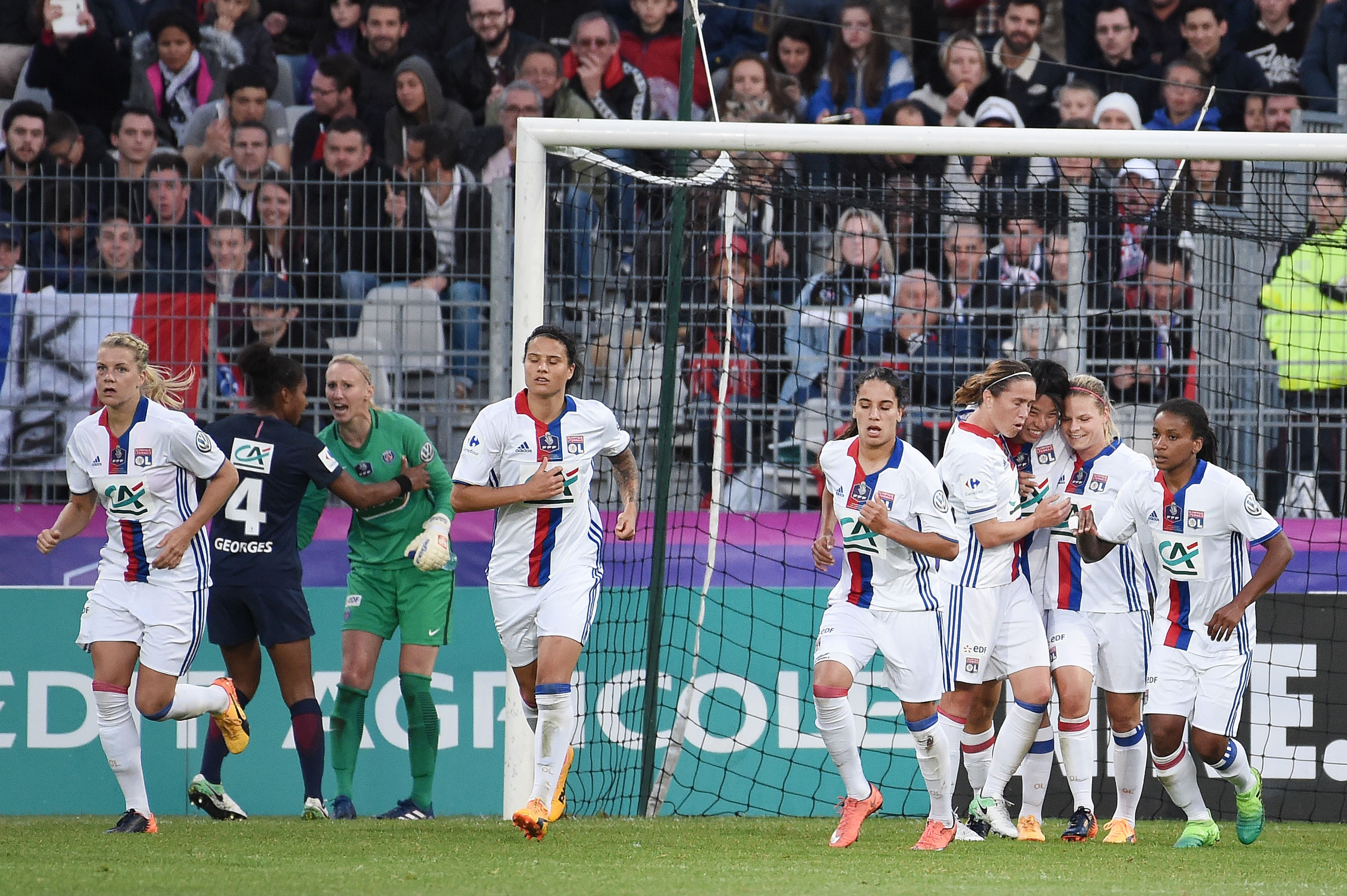 Saki Kumagai OL PSG women's French Cup football finale 19052017